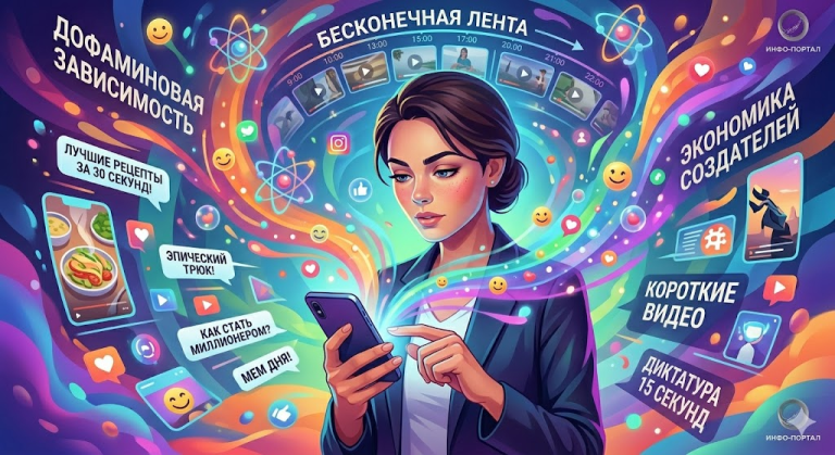 Диктатура 15 секунд: как экономика коротких видео меняет наш мозг и бизнес