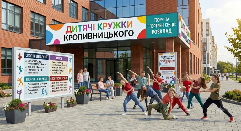 Танцевальные школы в Кропивницком: направления для детей и взрослых, адреса залов, контакты