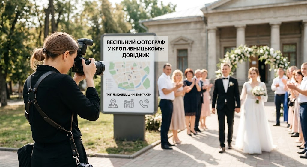 Фотограф на весілля в Кропивницькому: контакти майстрів, ціни та поради щодо вибору Фотограф на весілля в Кропивницькому: контакти майстрів, ціни та поради щодо вибору