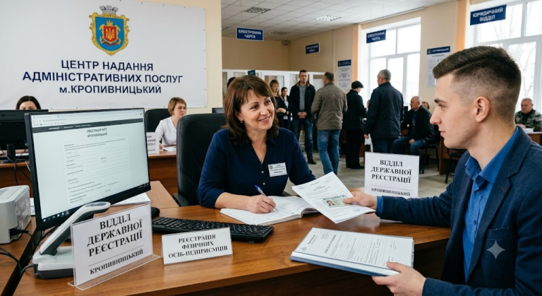 Регистрация ФЛП в Кропивницком: пошаговая инструкция 2026