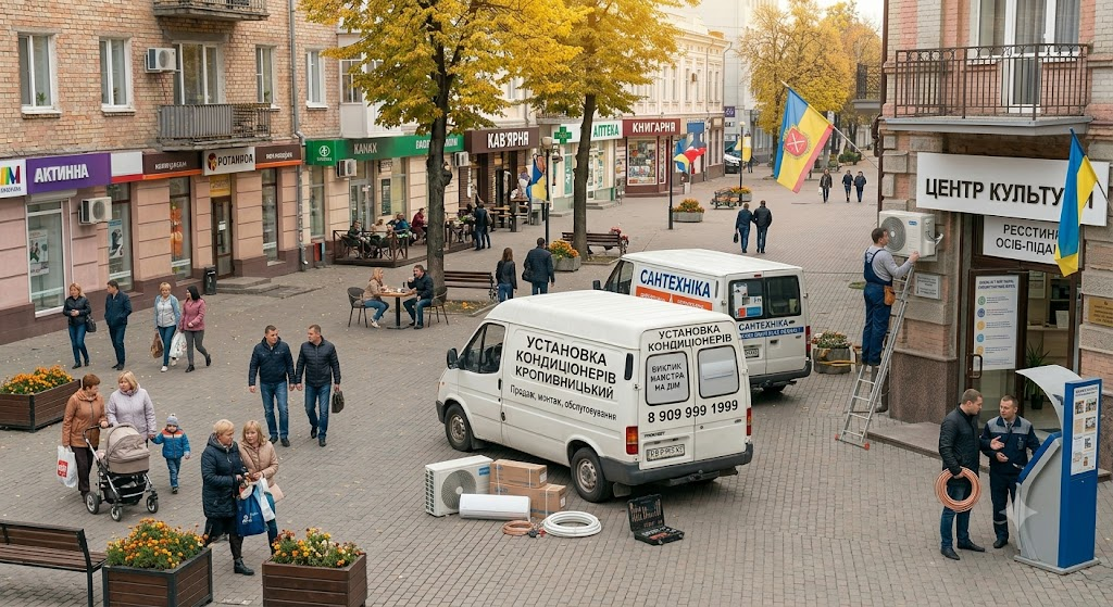 Встановлення кондиціонерів у Кропивницькому: правила монтажу та безпеки