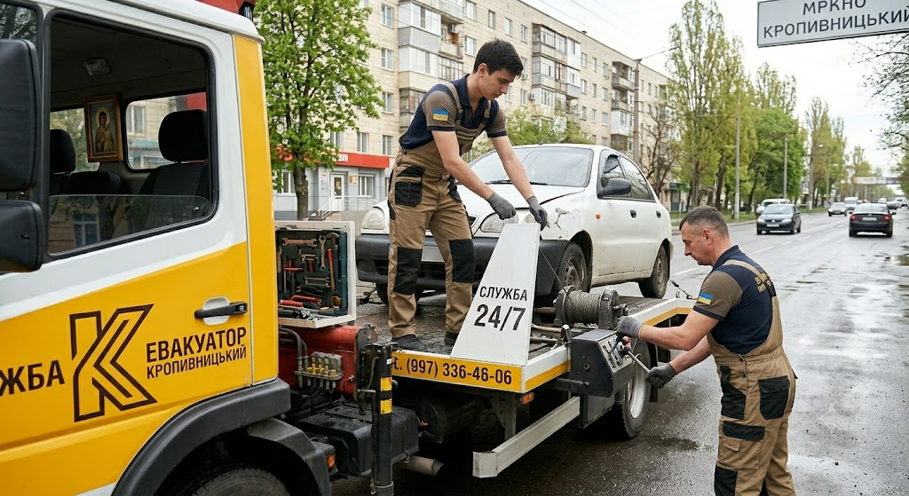 Евакуатор у Кропивницькому: як викликати та на що звернути увагу Евакуатор у Кропивницькому: як викликати та на що звернути увагу