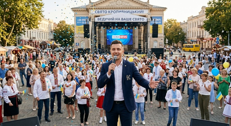 Ведущий на праздник в Кропивницком: как сделать мероприятие незабываемым