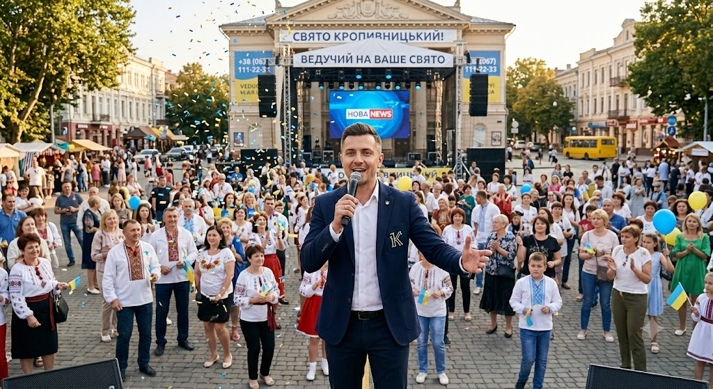 Ведучий на свято у Кропивницькому: як зробити захід незабутнім