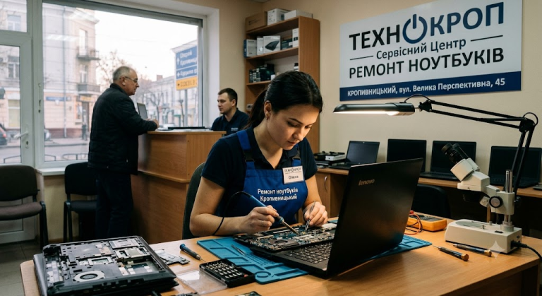 Ремонт ноутбуків у Кропивницькому: як обрати надійний сервіс та не втратити дані