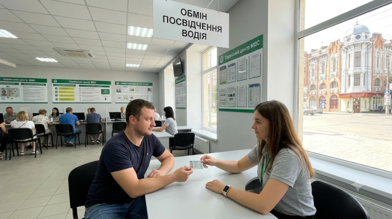 Заміна посвідчення водія у Кропивницькому: як це зробити у 2026 році?
