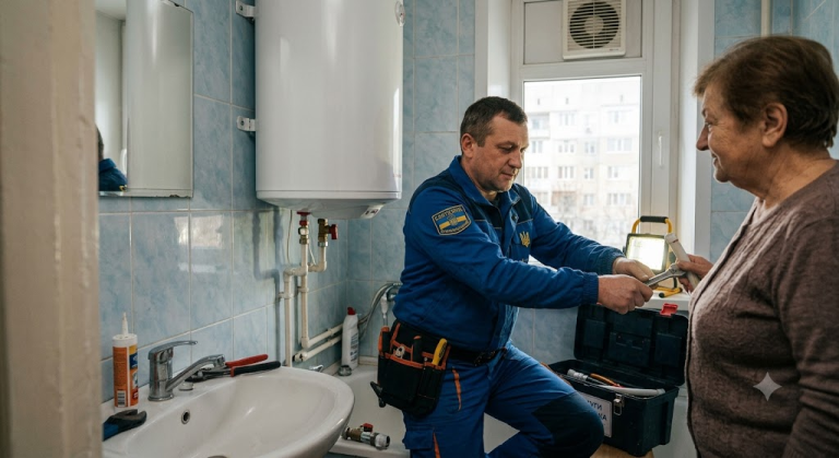 Установка бойлера в Кропивницком